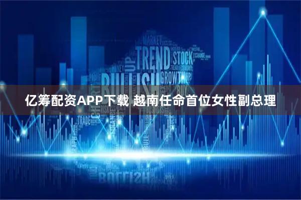 亿筹配资APP下载 越南任命首位女性副总理