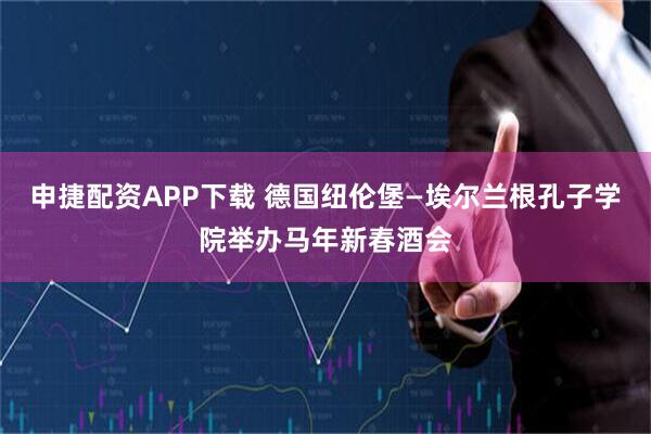 申捷配资APP下载 德国纽伦堡—埃尔兰根孔子学院举办马年新春酒会